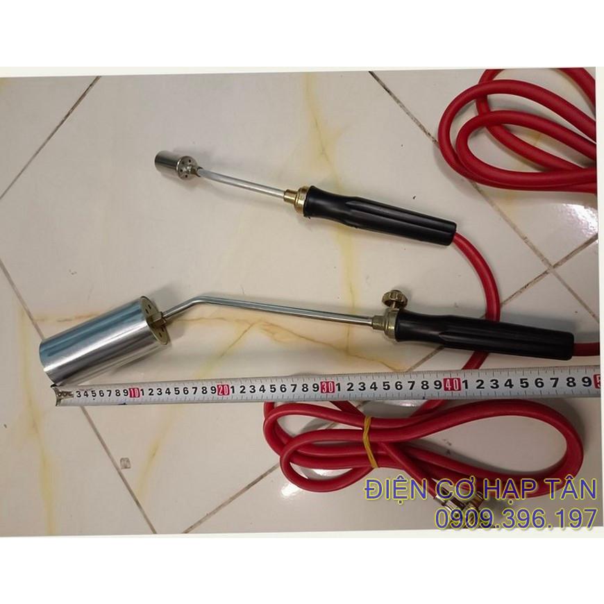 Khò gas công nghiệp, khò gas thui trâu bò lợn  cán dài 50cm, dây dẫn 2,5mét