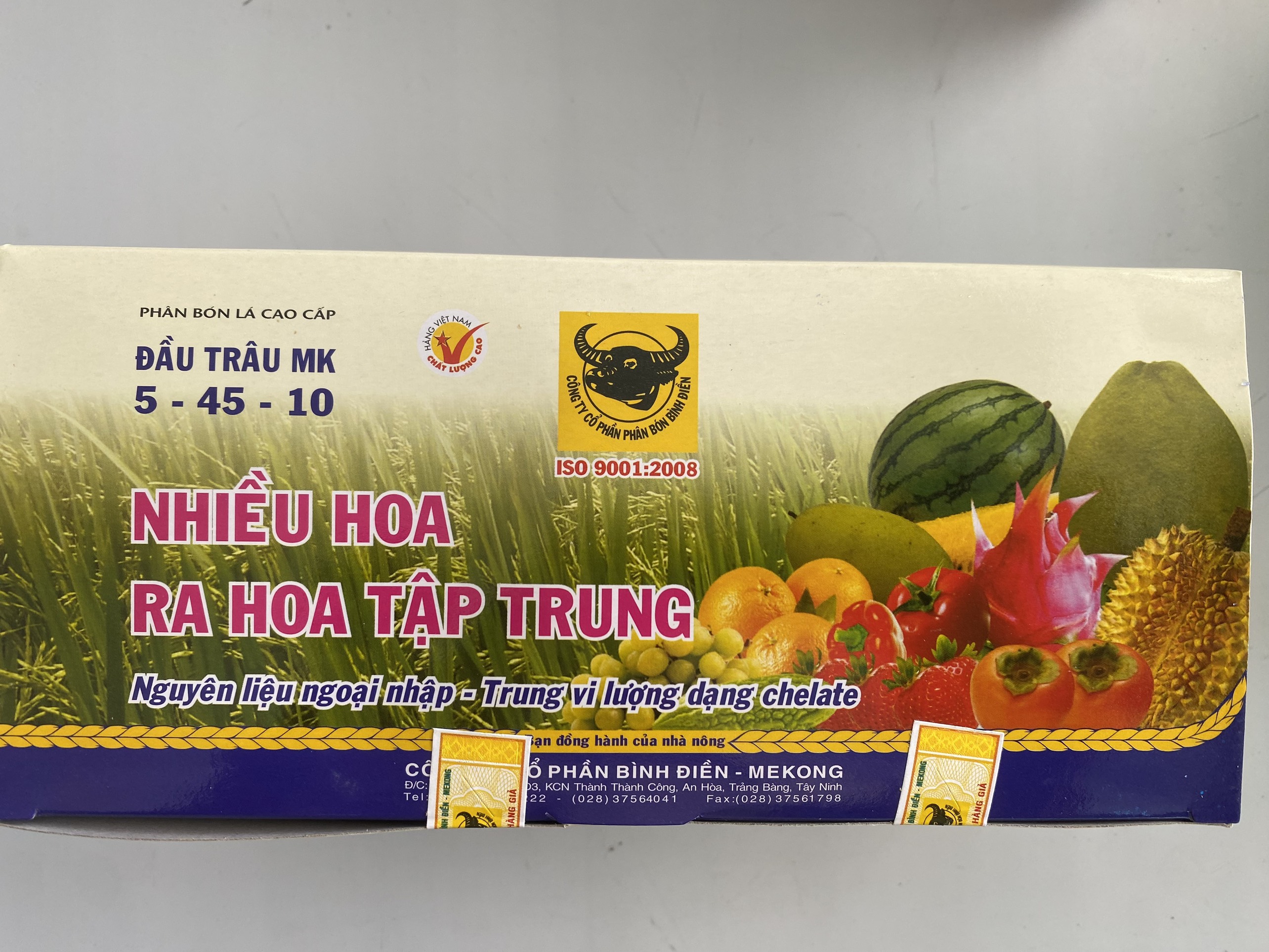 Phân Bón Lá Đầu Trâu MK 5-45-10 | PHÂN BÓN HỮU CƠ | PHÂN BÓN LÁ | Gói 10g