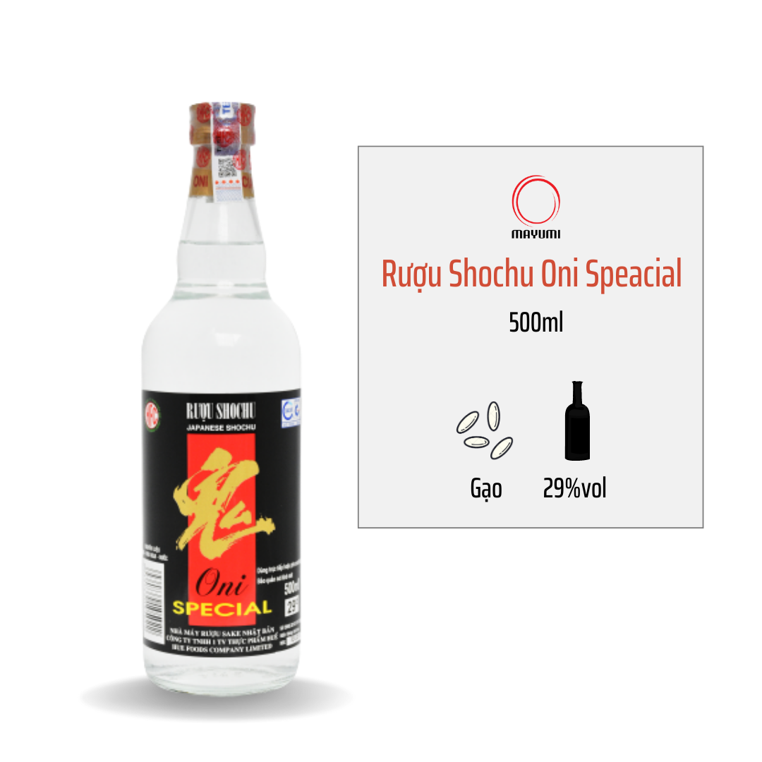 Rượu Shochu Gạo Oni Special 500ml 29%