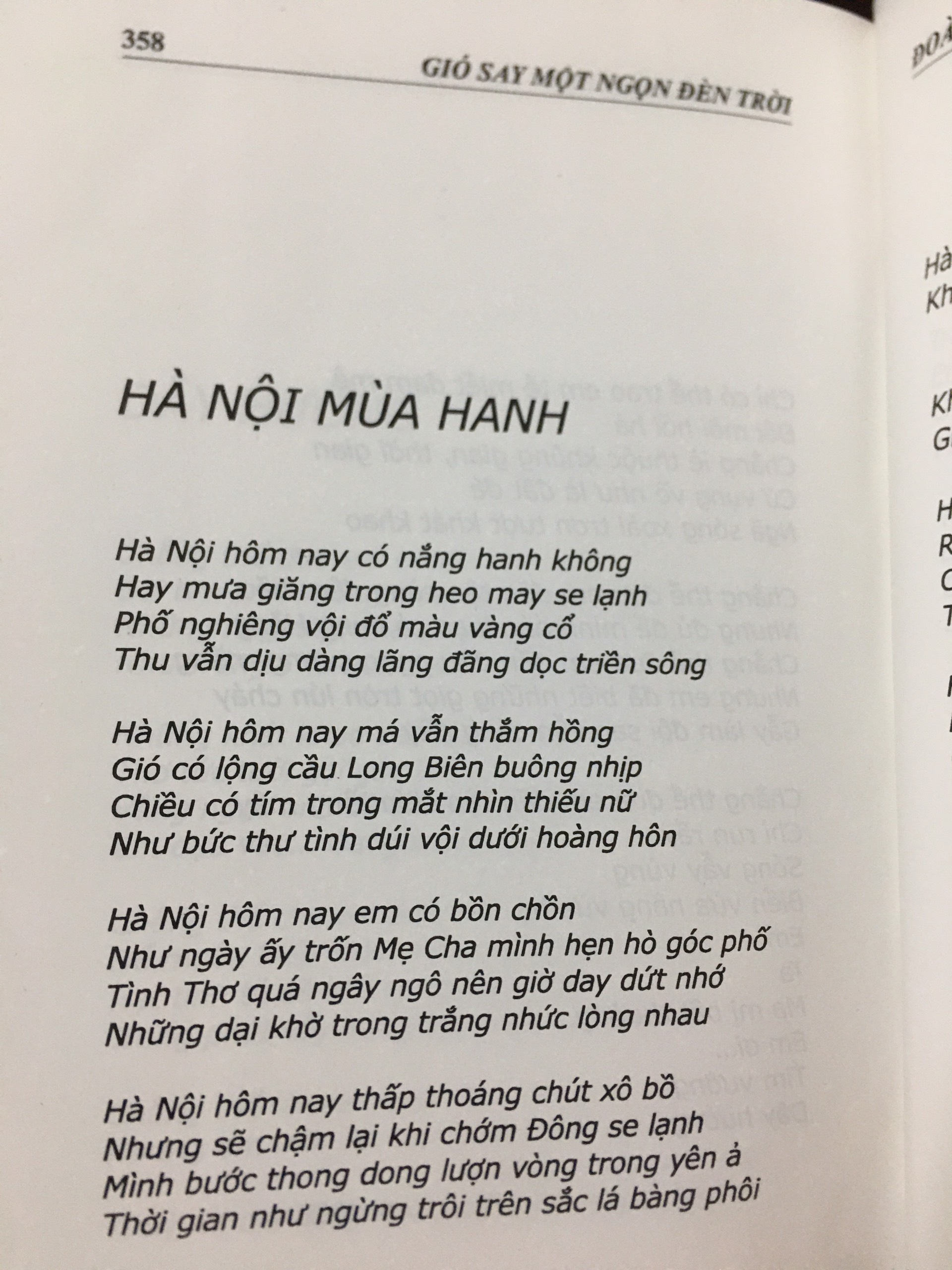 Gió say một ngọn đèn trời - Thơ của Đoàn Võ Hải Sam (sách bìa cứng)