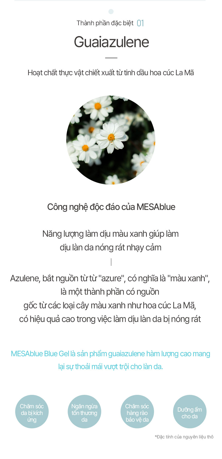 Kem Dưỡng Ẩm Mặt MESABLUE REFRESING BLUE GEL 5ml x 20ea