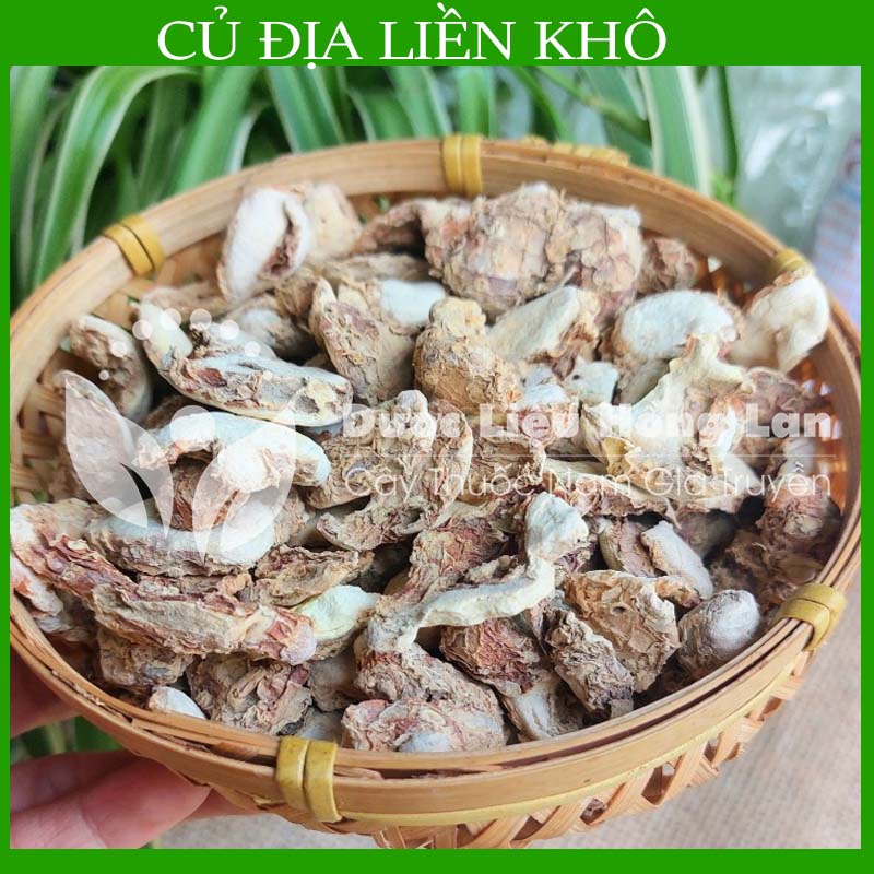 Củ Địa Liền khô sạch đóng gói 500gram