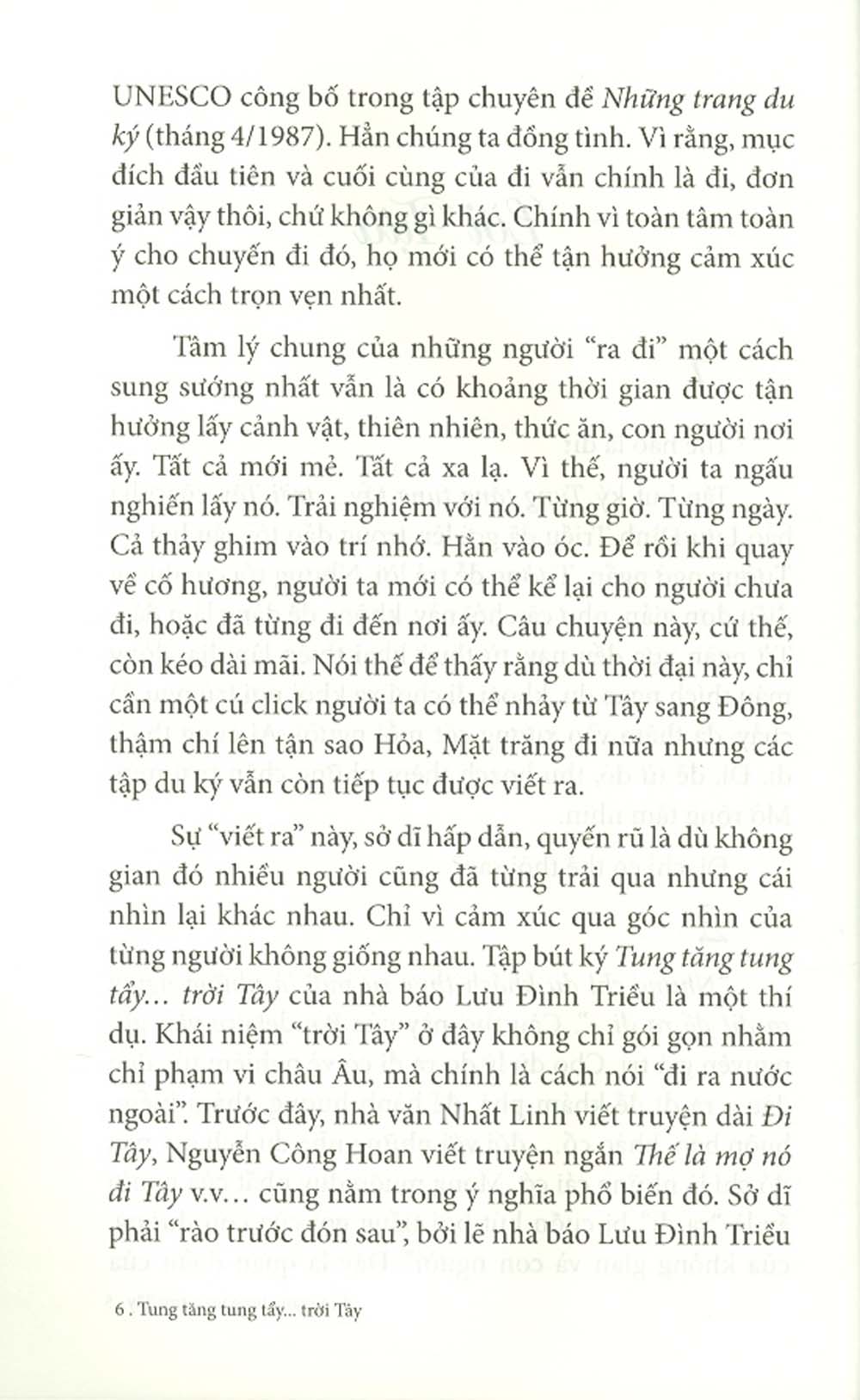 Tung Tăng Tung Tẩy…Trời Tây - Bút Ký Du Lịch