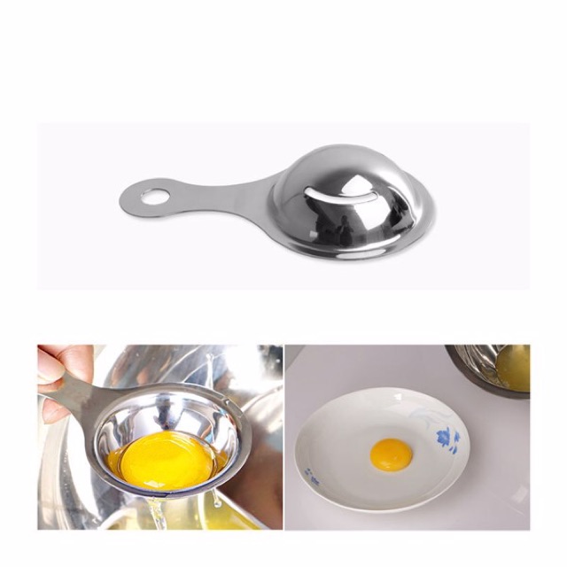 Dụng cụ tách lòng đỏ trứng inox nội địa Nhật Bản