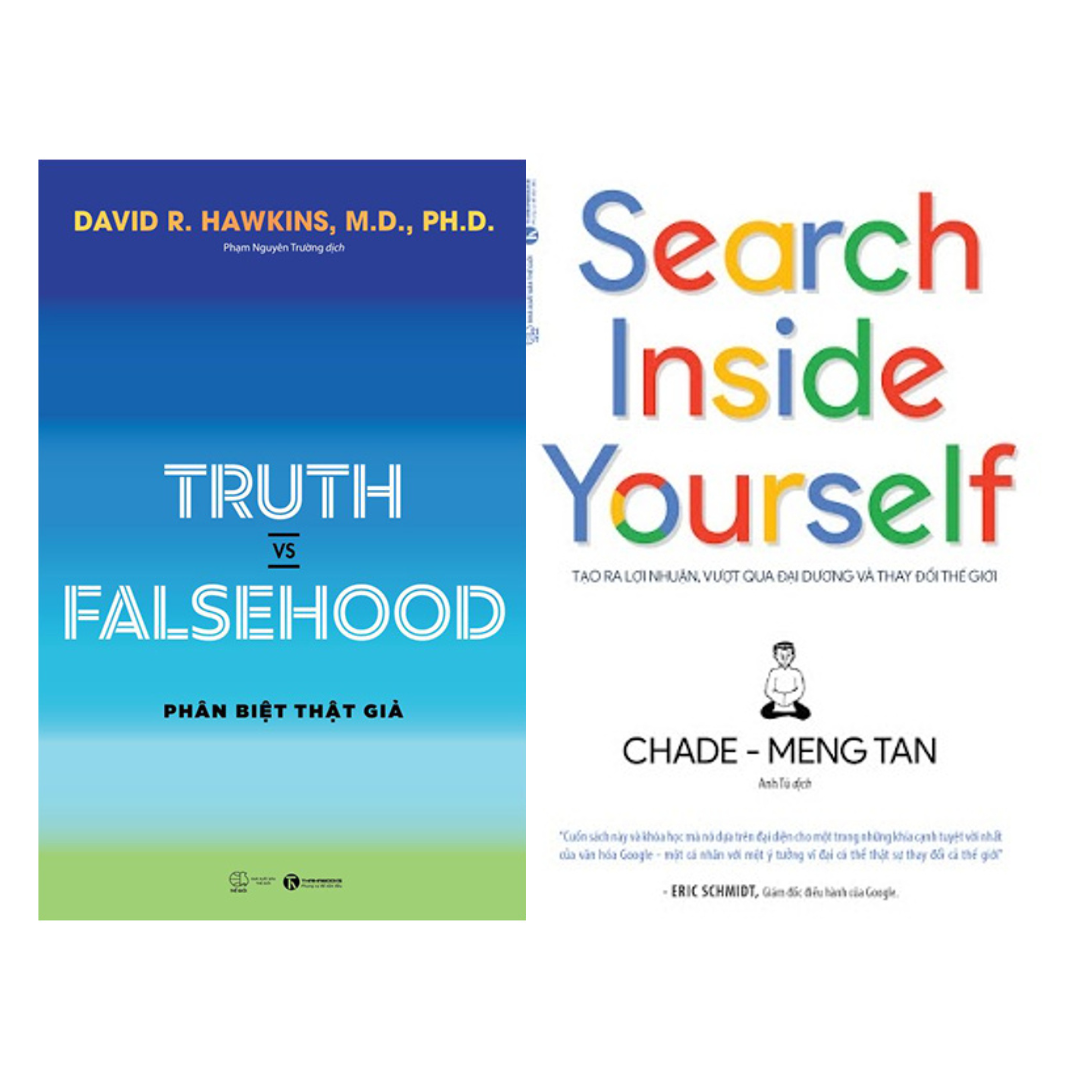 Combo 2 Cuốn Sách Phát Triển Bản Thân: Truth vs Falsehood – Phân Biệt Thật Giả + Search Inside Yourself - Tạo Ra Lợi Nhuận Vượt Qua Đại Dương Và Thay Đổi Thế Giới (Phát Triển Tư Duy Kỹ Năng Sống)