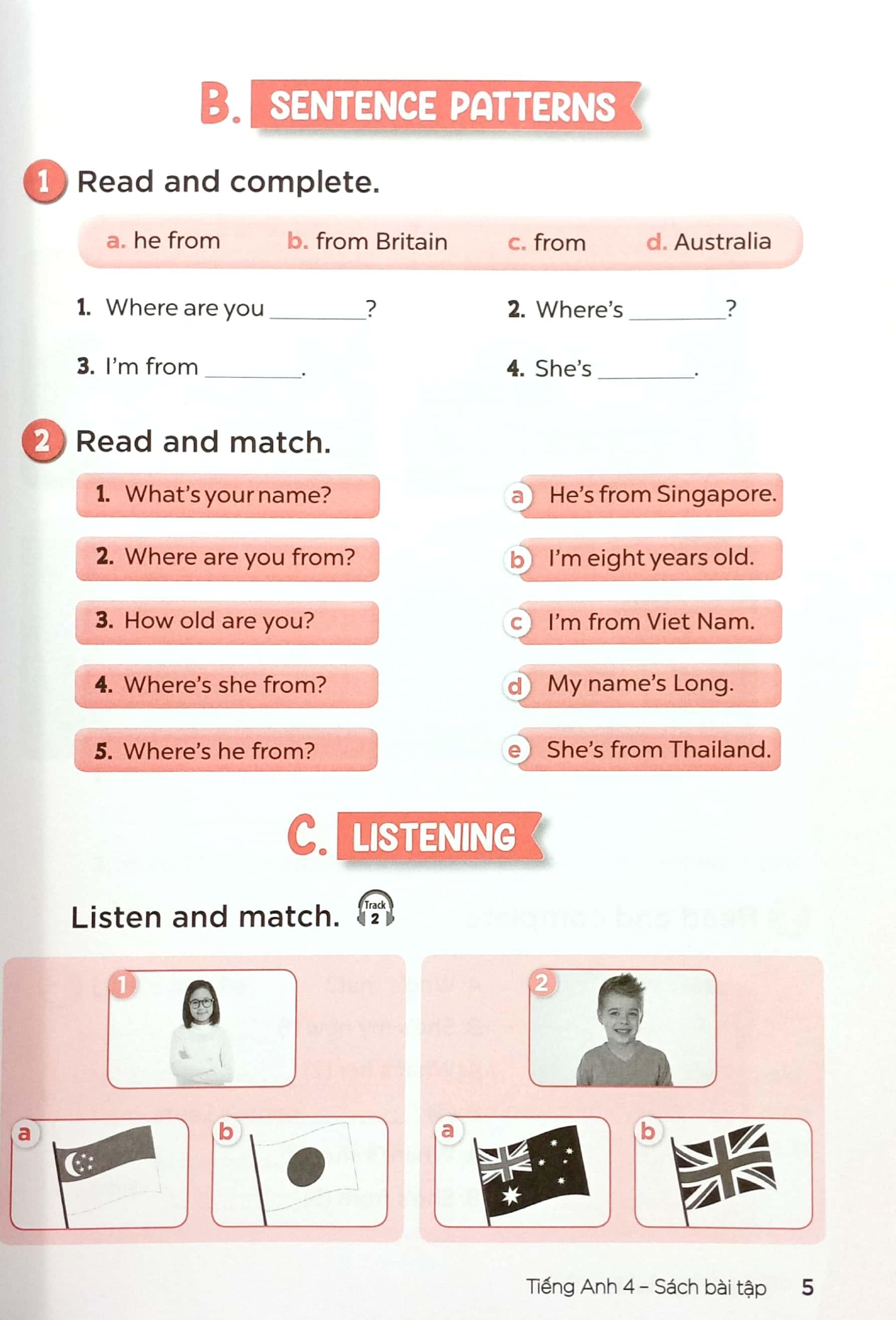 Global Success - Tiếng Anh 4 - Sách Bài Tập