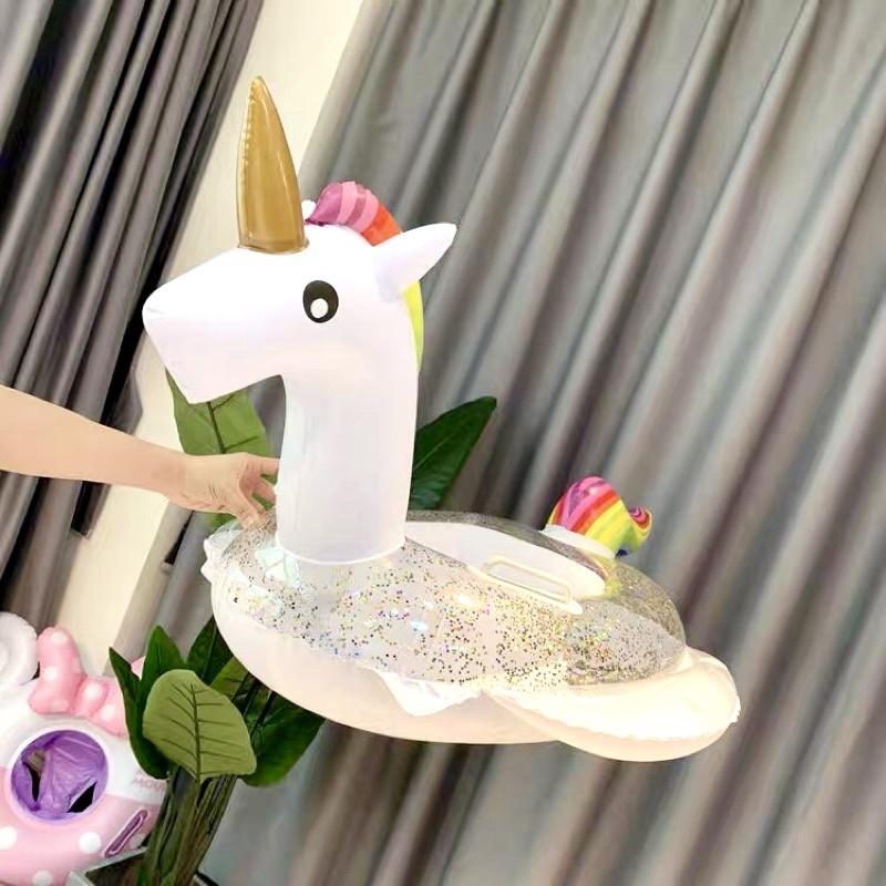 Phao Bơi Kì Lân Kid Kèm Bơm Chống Lật An Toàn Cho Bé 0-4 Tuổi