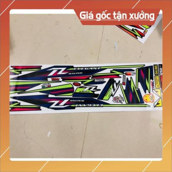 Tem rời elegant 50 sọc chỉ xanh đen 3 lớp ko bay nàu