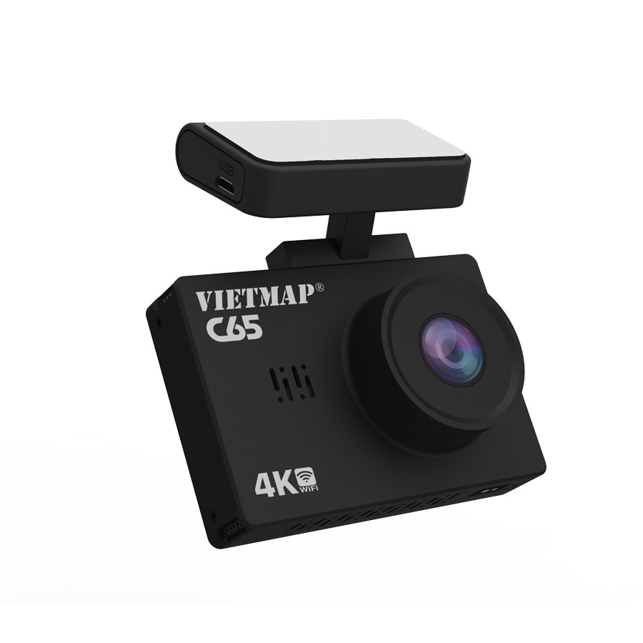 Camera Hành Trình xe Ô tô VIETMAP C65 Ghi Hình Trước và Sau xe + Cảnh báo bằng giọng nói + Wifi + Thẻ nhớ 32GB - Hàng Chính Hãng