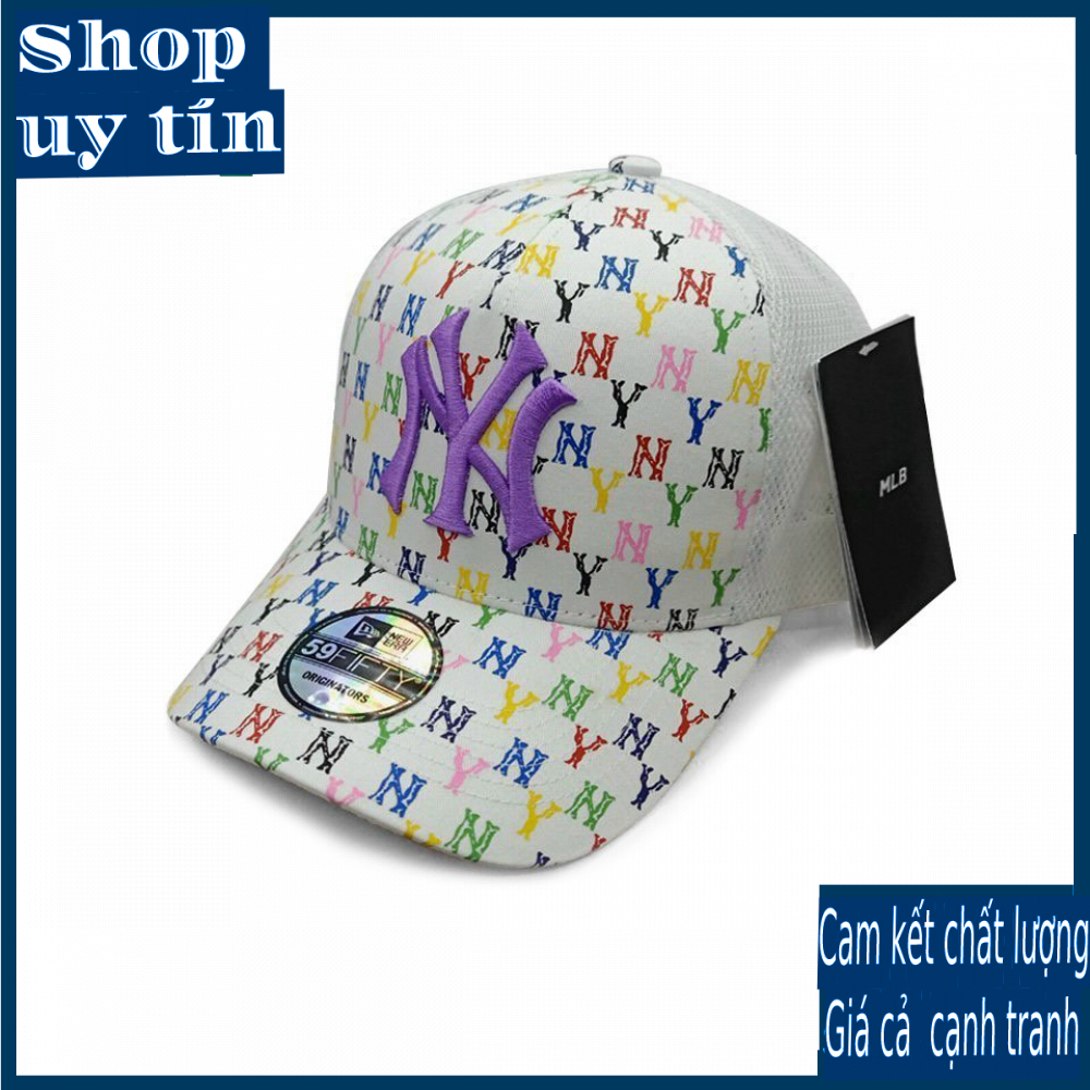 Freeship - MŨ/NÓN KẾT LƯỠI TRAI N.Y THỜI TRANG NAM NỮ CAO CẤP - màu đen cá tính / màu trắng dễ thương