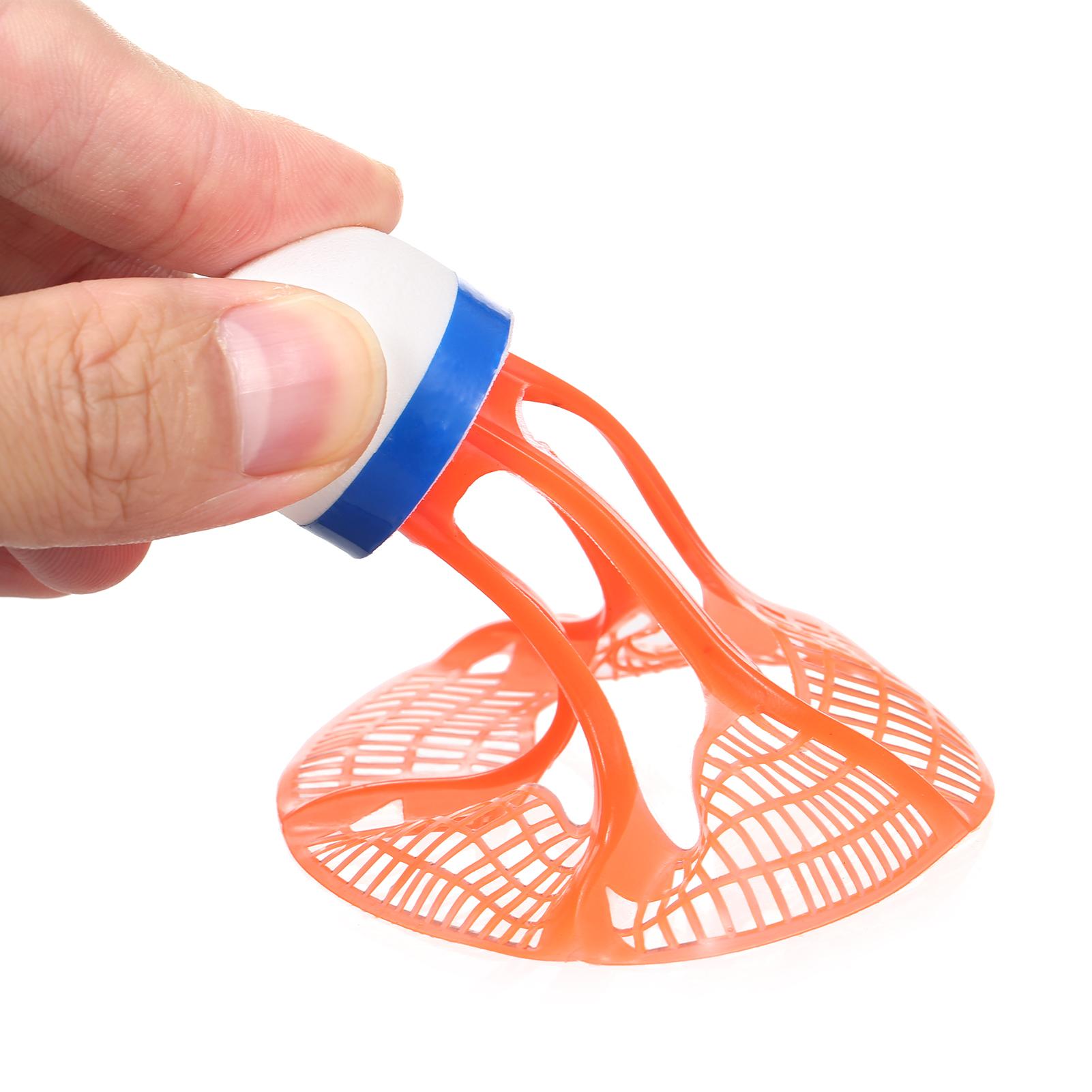 3pcs Nylon Shuttlecock Durable Plastic Badminton Shuttlecock Indoor Outdoor Sport Badminton Ball Windproof Shuttlecock