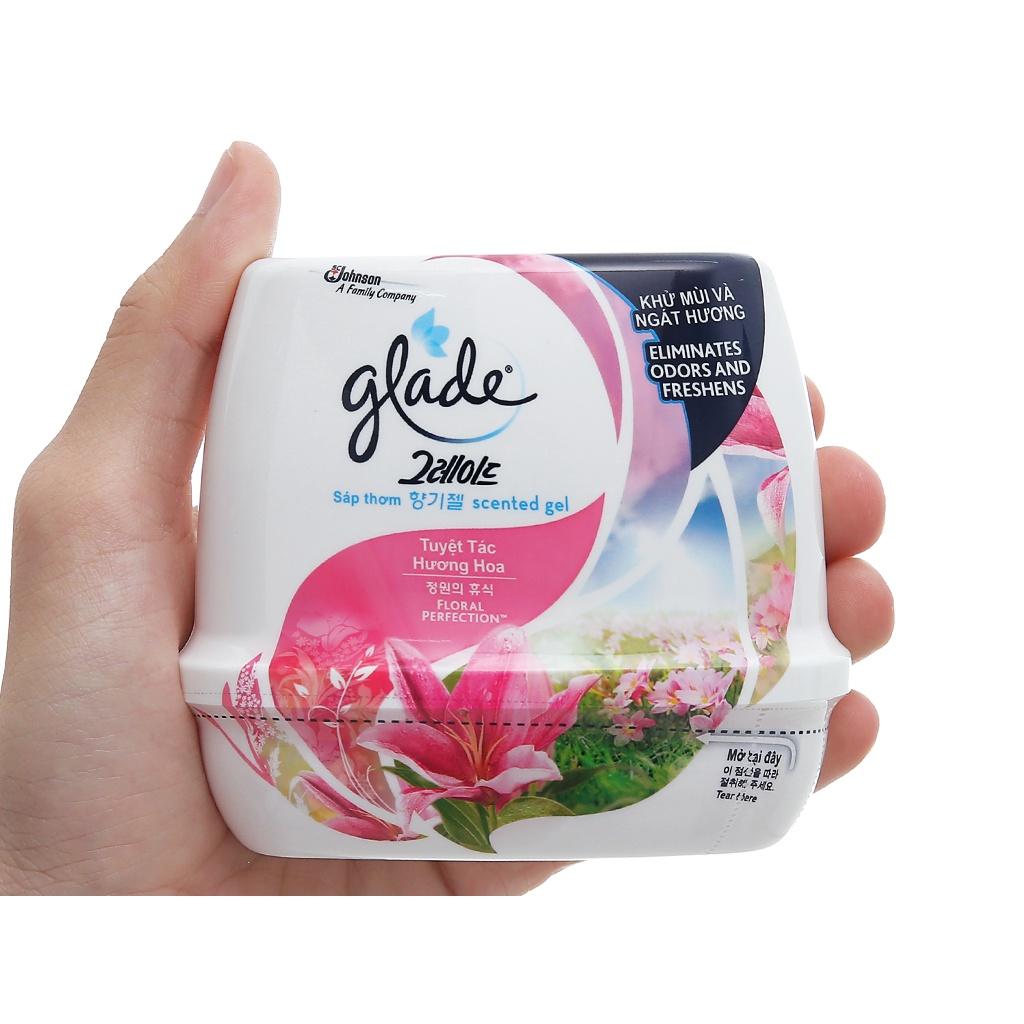 Sáp Thơm Glade Tuyệt Tác Hương Hoa 180g