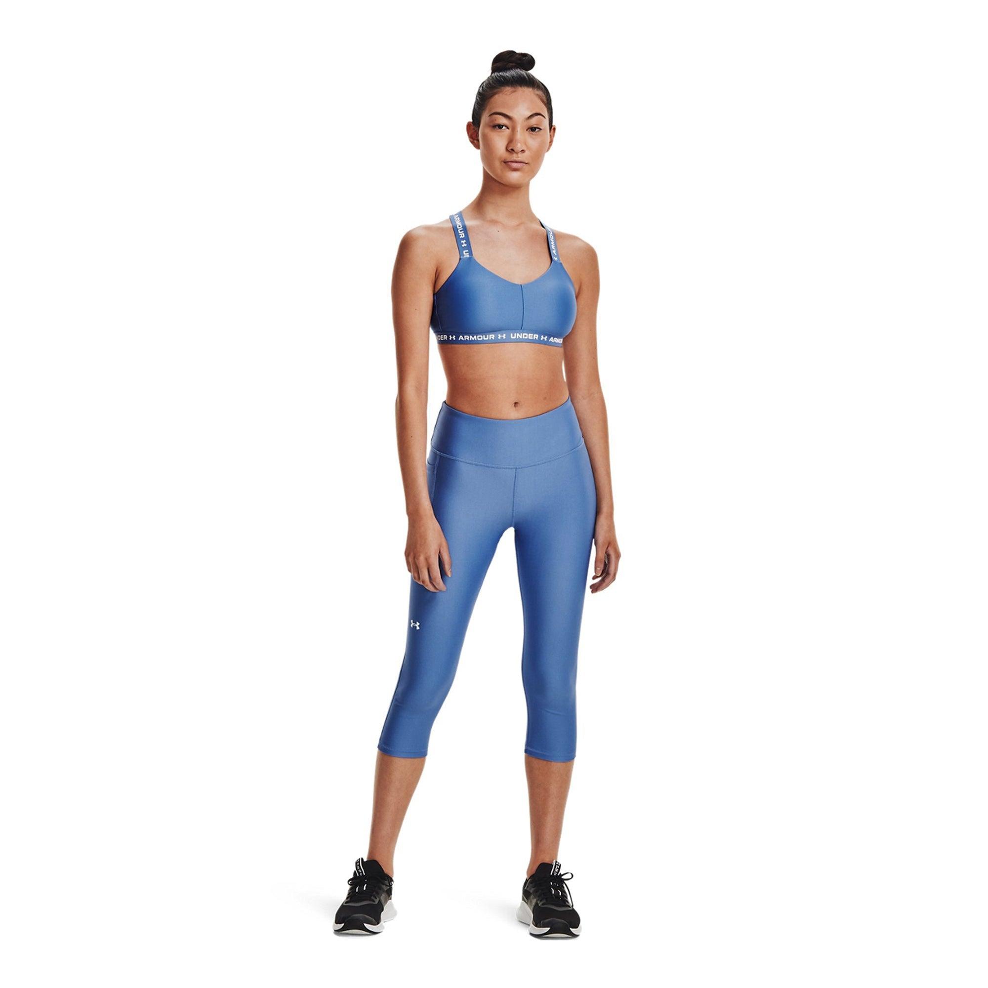 Quần legging thể thao nữ Under Armour HeatGear Armour No-Slip Waistband Capris - 1365334-488