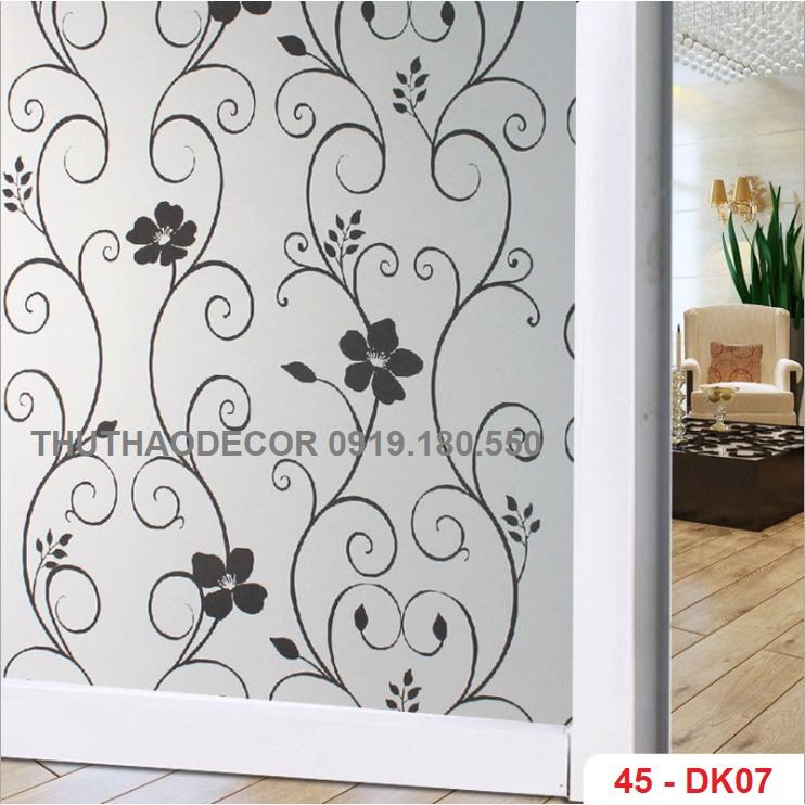 DECAL DÁN KÍNH MỜ SẴN KEO - BÁN THEO 1M TỚI