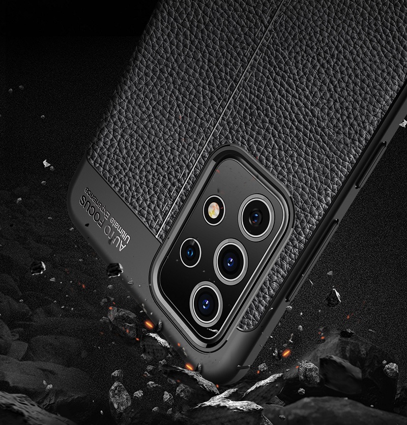 Ốp lưng dành cho Samsung Galaxy A52 silicon giả da, chống sốc chính hãng Auto Focus