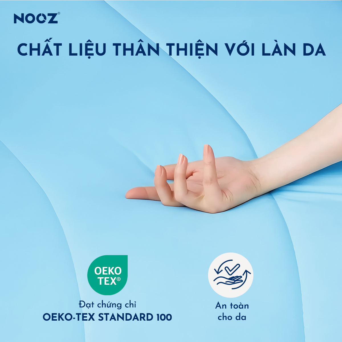 Chăn Lạnh NOOZ Mền Điều Hoà Nhiệt Độ Mùa Hè Siêu Mát Lạnh Lõi Bông Mềm Mịn