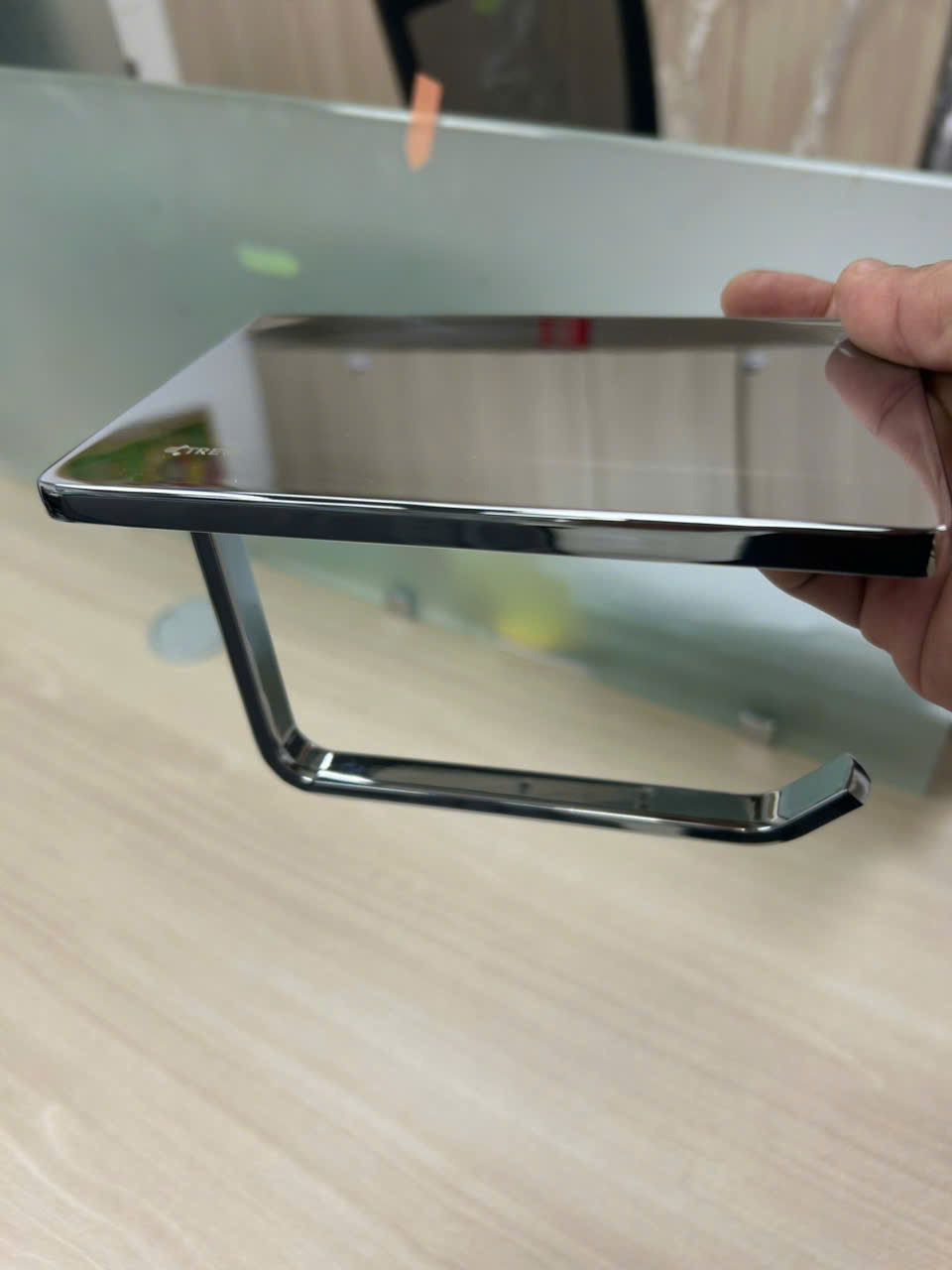 Lô giấy vệ sinh, chất liệu SUS304, L160 * W100 * H95mm, hiệu Trevi TVPH337C