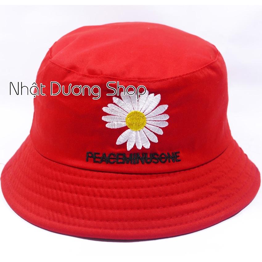 Mũ tai bèo, bucket họa tiết hoa cúc - Chất liệu Cotton cao cấp rất đẹp cho bé