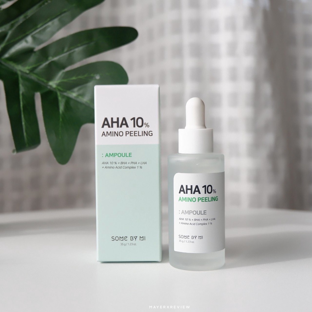 Tinh chất AHA giảm thiểu tế bào chết, làm sáng da Some By Mi AHA 10% Amino Peeling Ampoule 35g