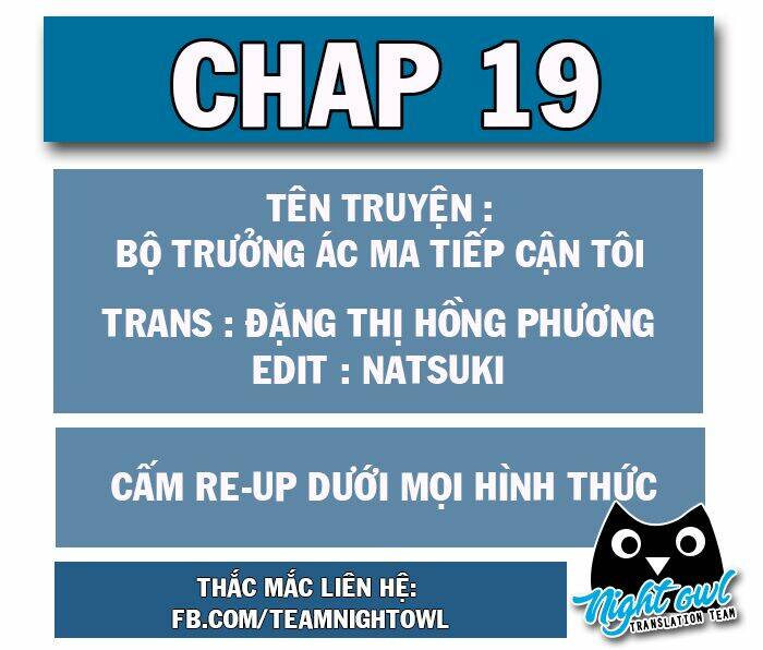 bộ trưởng ác ma tiếp cận tôi chapter 19 1