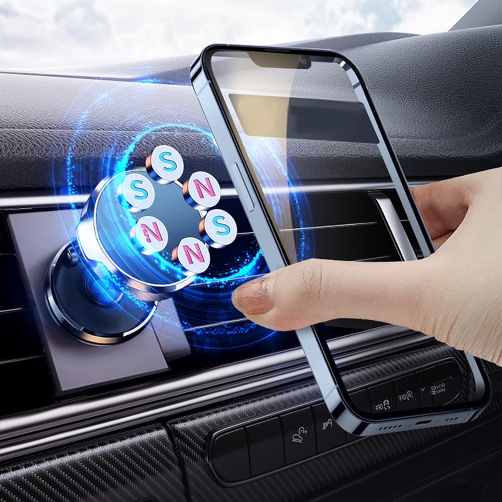 Car Phone Holder Foldable 360° Rotation Accessory Easily Install