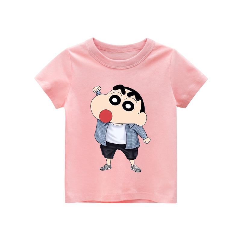Áo thun trẻ em SHIN CẬU BÉ BÚT CHÌ , 8 màu áo, đầy đủ size có big size, MÀU KHÁC NHẮN TIN SHOP