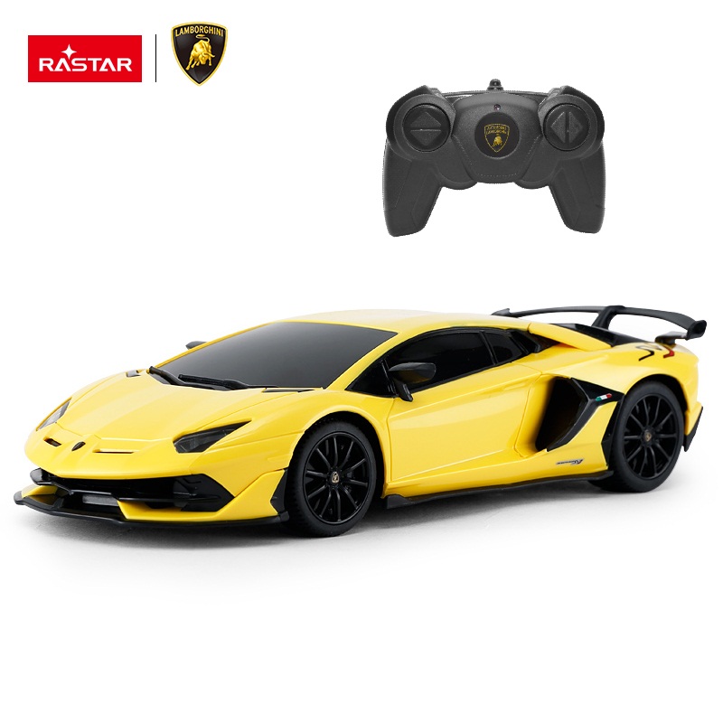Đồ chơi điều khiển RASTAR Xe điều khiển 1:24 Lamborghini Aventador SVJ_màu Vàng R96100/YEL