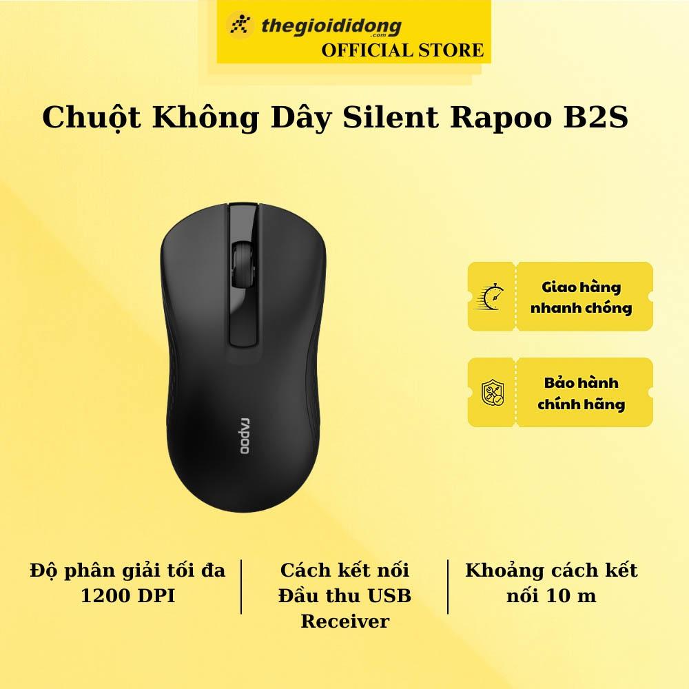 Chuột Không Dây Silent Rapoo B2S - Hàng Chính Hãng
