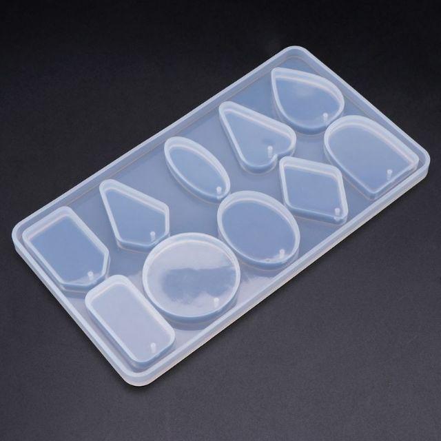 Khuôn silicone làm mặt trang sức, móc khóa.