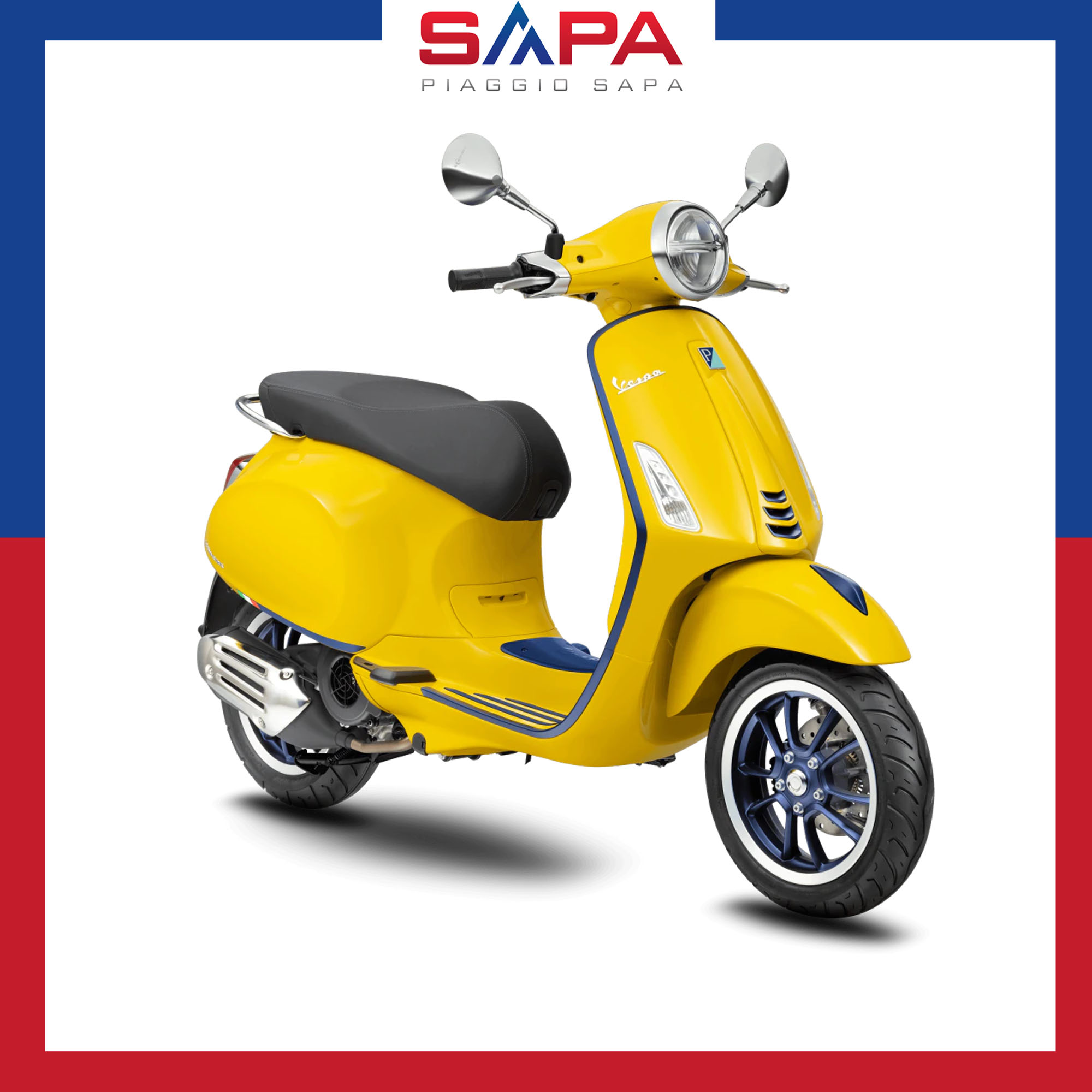 Xe Tay Ga Vespa Primavera S 125 Màu Vàng Yellow Sole