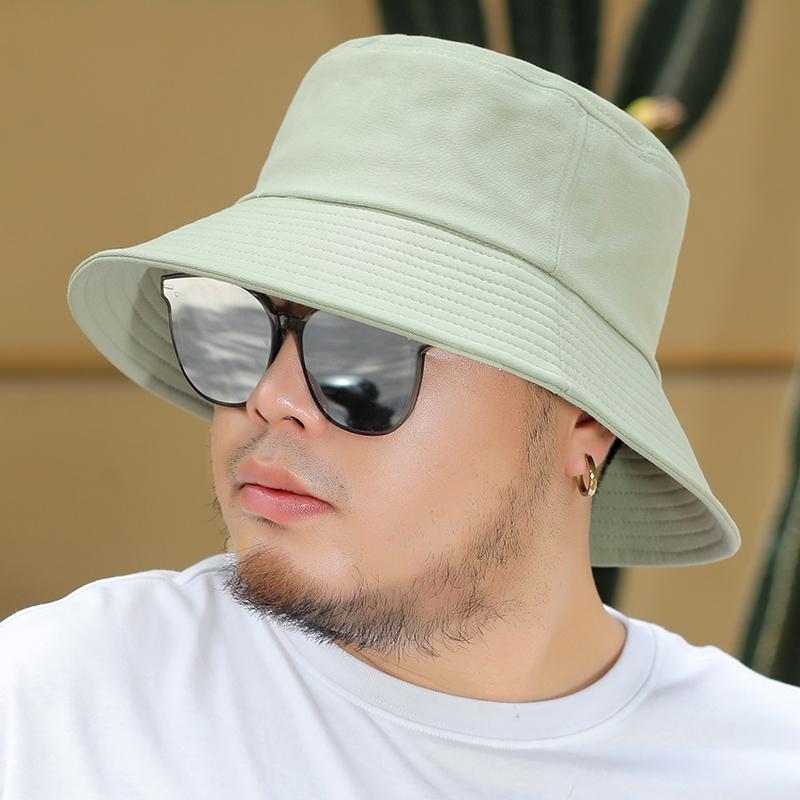 Đầu To Man Size Lớn Hat Nữ Mùa Hè Cá Nón Người Lớn Cotton Panama Nắp Plus Kích Thước Xô Nón 52-56Cm 57-63Cm