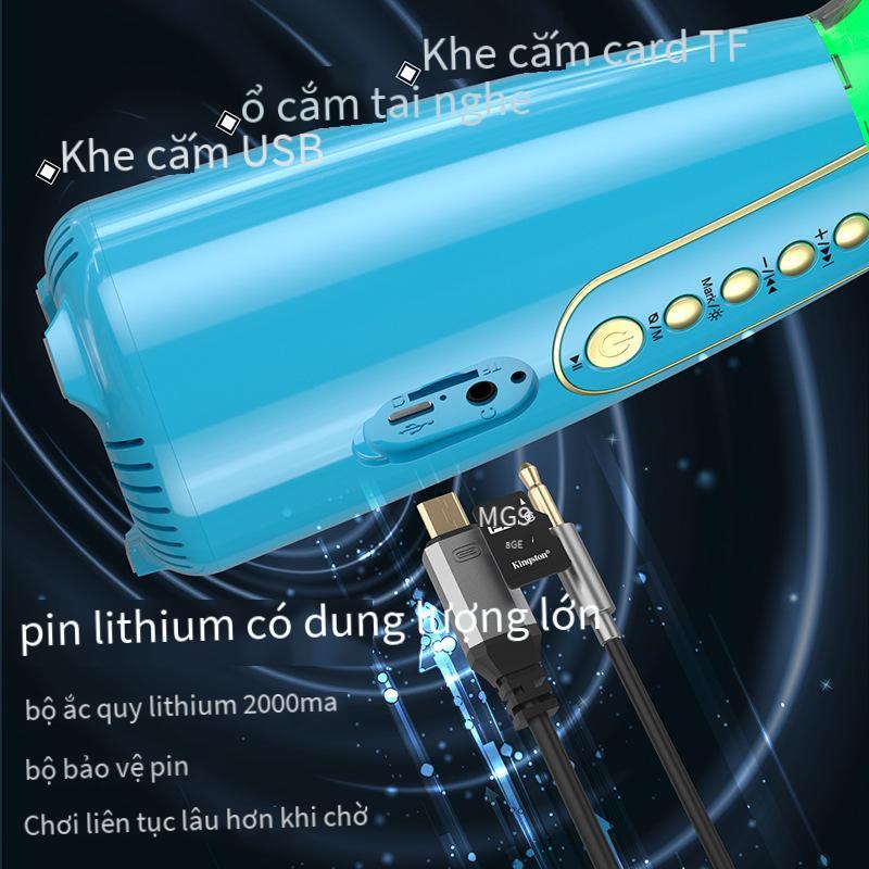 Đảm Bảo Chất Lượng Mới Micro Bluetooth Không Dây K Bài Hát Hiện Vật Trẻ Em Micro Âm Thanh Một Điện Thoại Di Động K Song Bảo