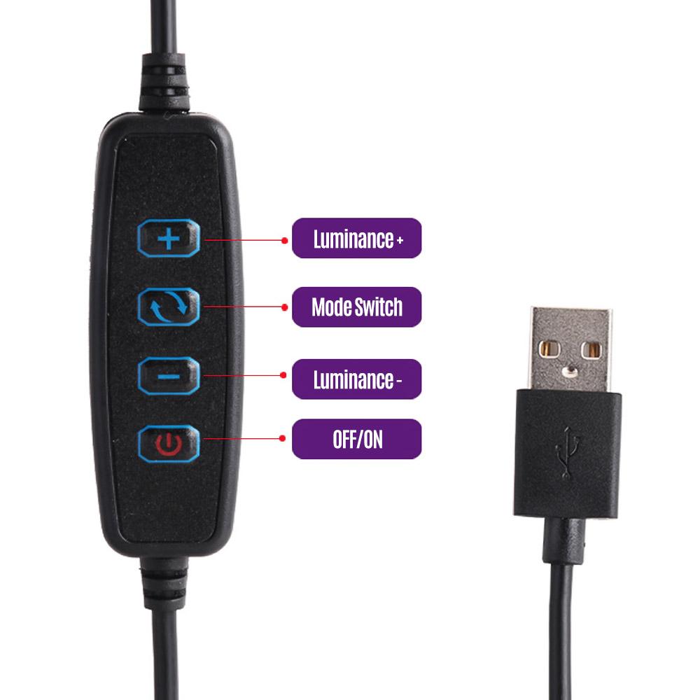 Đèn LED để chụp ảnh Trang điểm phát trực tiếp YouTube 26cm
