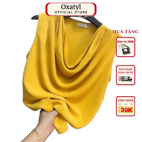 Áo Sơ MI cổ Đổ Oxatyl M234 Sang Trọng Sát Nách