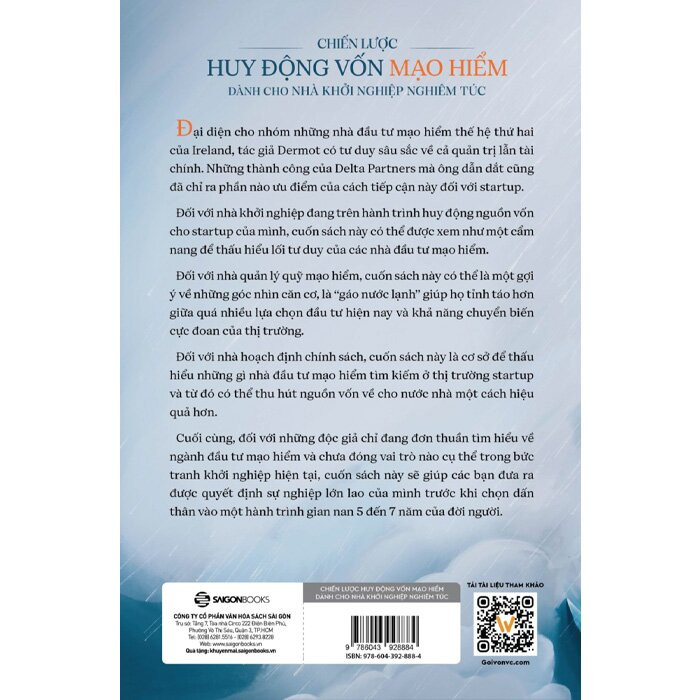 Chiến Lược Huy Động Vốn Mạo Hiểm - Dermot Berkery - Tiến Nguyễn dịch -