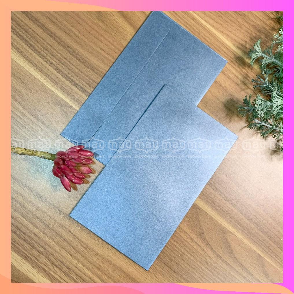 Phong bì phong thư 11*19cm giấy mỹ thuật nhiều màu miệng dán keo