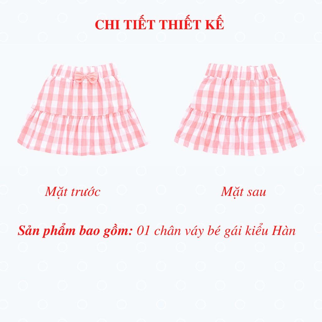 Chân váy bé gái dễ thương chất cotton mềm mát dáng Hàn Quốc xinh xắn Sammy Kids