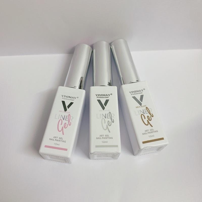 Gel cọ nét metan vinimay, cọ nét metal vàng bạc hồng