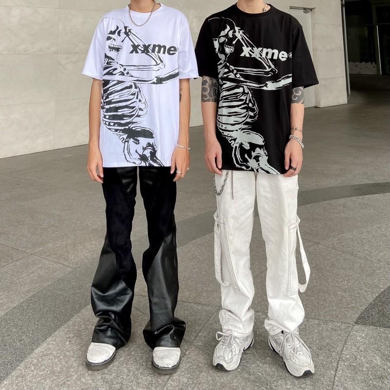 Áo thun Cotton cao cấp in tràn thân Spooky XXME