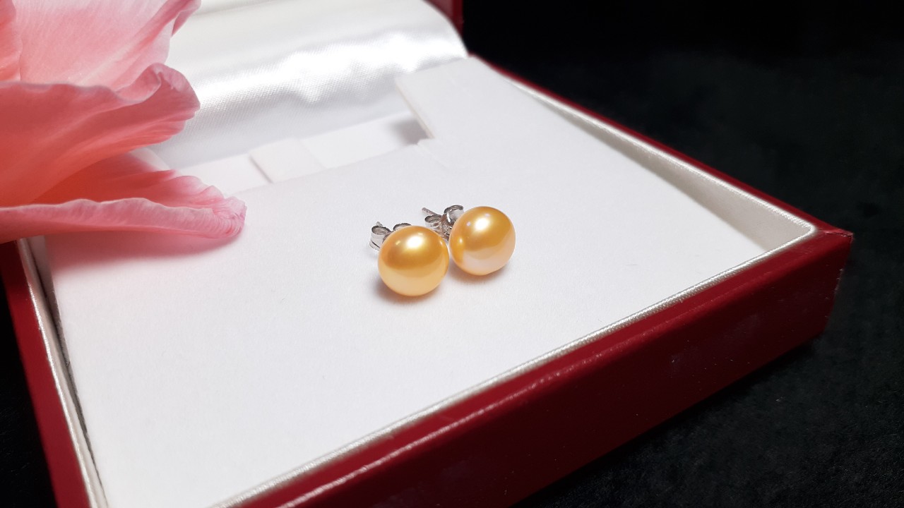 Bông tai nụ ngọc trai cao cấp sang trọng