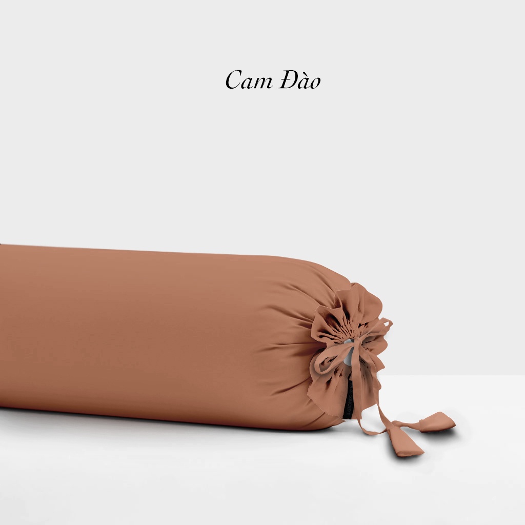 Vỏ Gối Ôm Lụa Tencel Hàn Quốc Cao Cấp À Ơi Concept Màu Trơn Nhiều màu Dây kéo khoá Size 37x100 cm