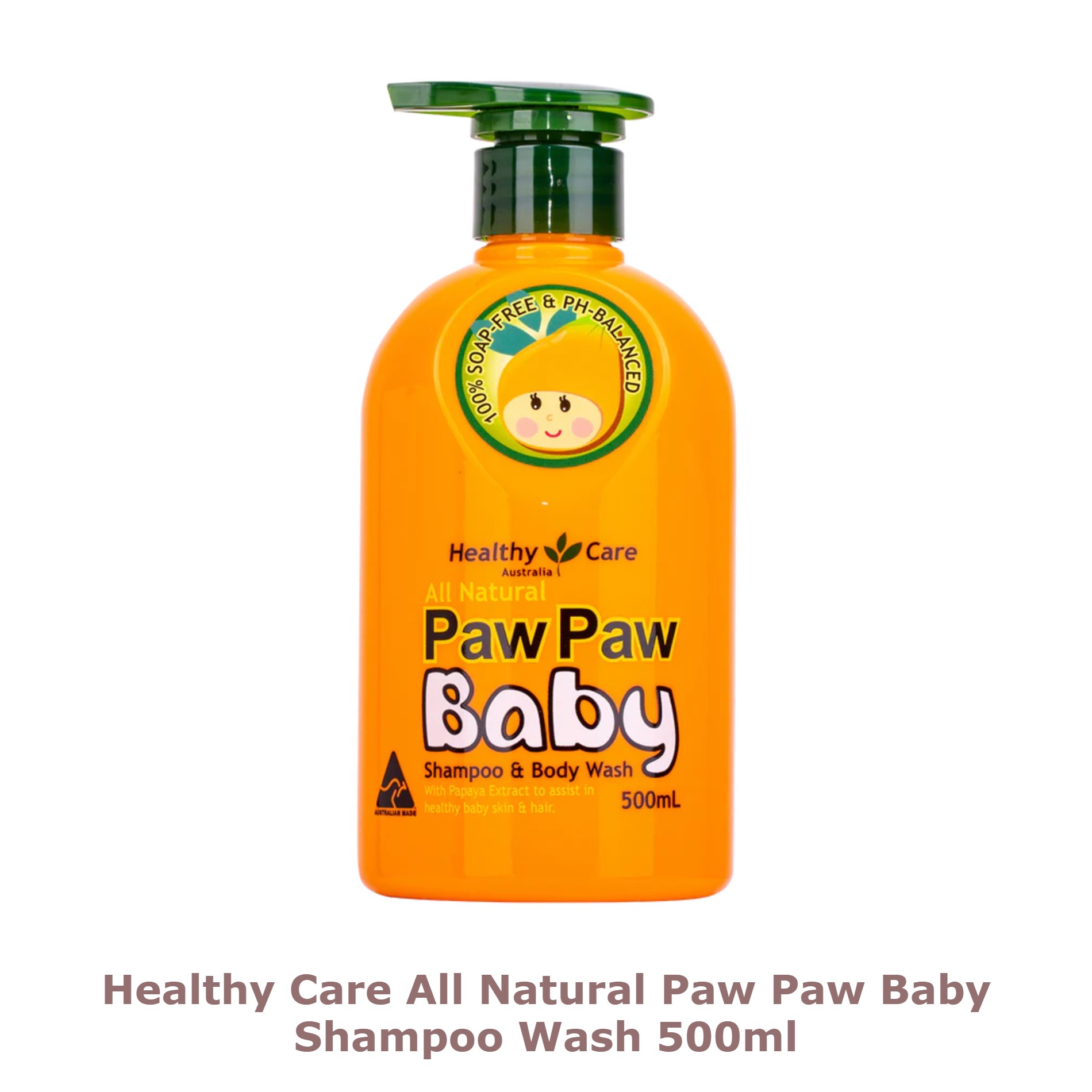 Sữa Tắm Đu Đủ Paw Paw Baby Healthy Care Úc 500ml