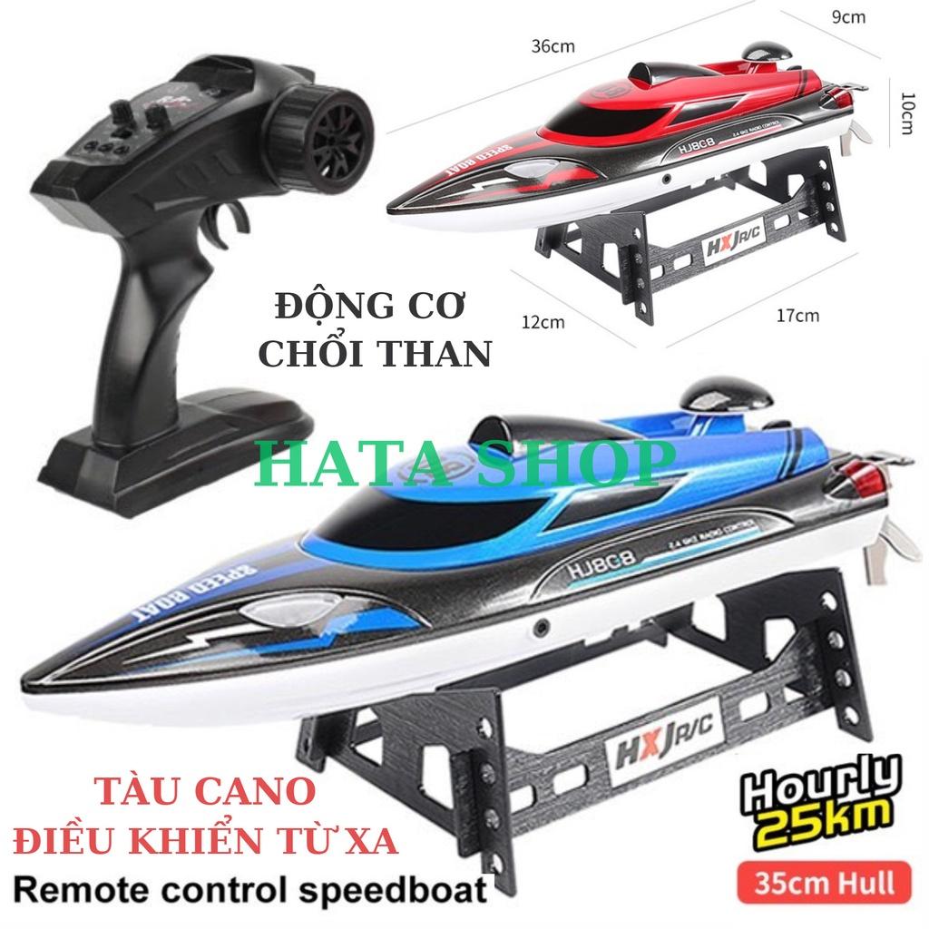 Tàu cano điều khiển từ xa HJ808 tốc độ 25km/h siêu tốc Speedboat 2.4GHZ remote control RC Racing Radio Control