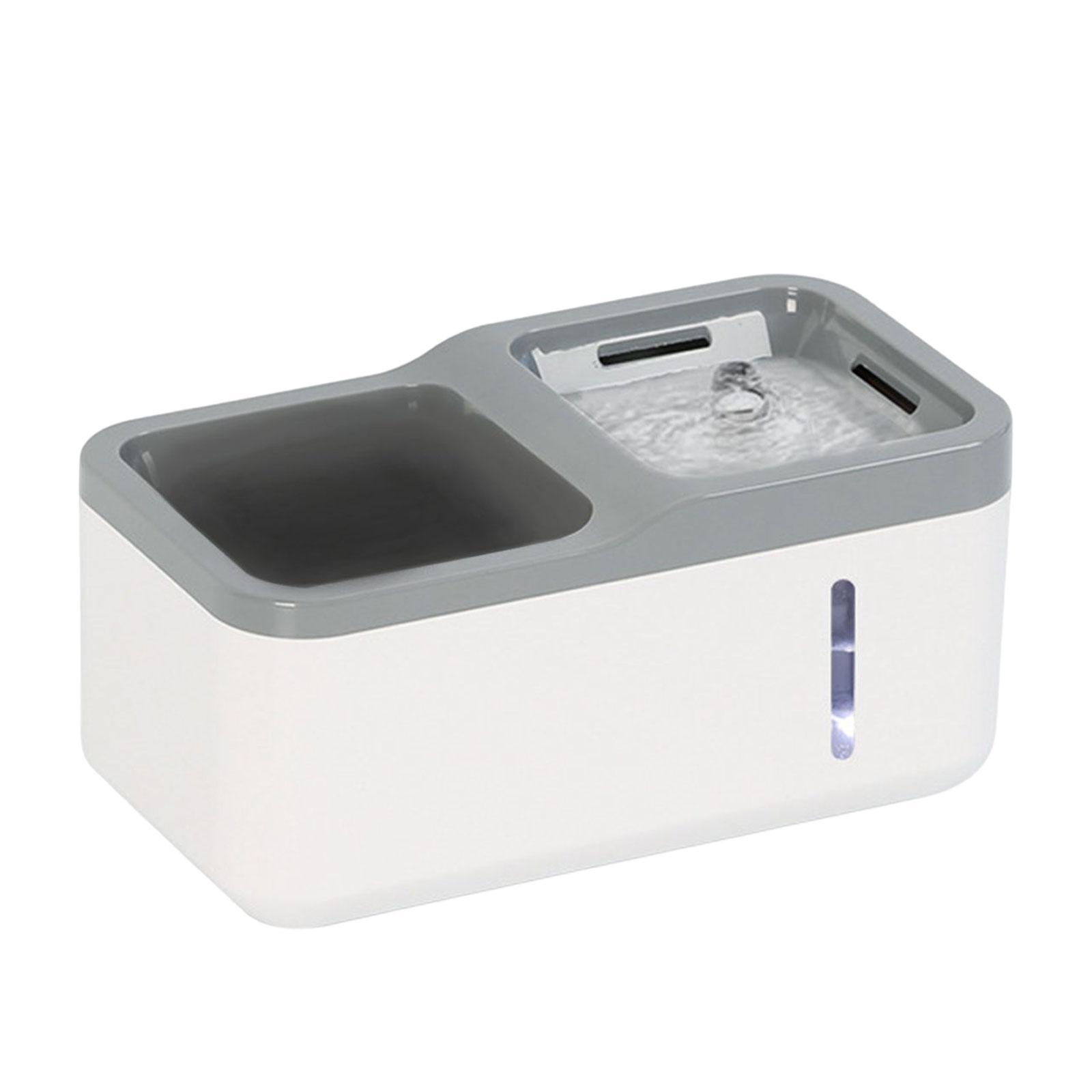 Automatic Pet Feeder Waterer Dish Animals Water Food Dispenser for