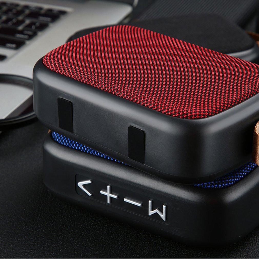 Loa vải kết nối bluetooth không dây di động ngoài trời âm thanh stereo hỗ trợ âm thanh TF có thể tìm kiếm màu: màu đỏ