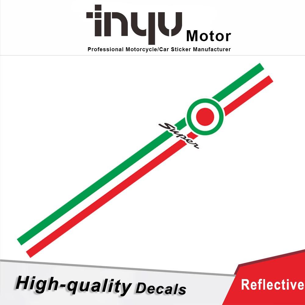 Đề Can Phản Quang 8.5*65.5CM Trang Trí Xe Vespa
