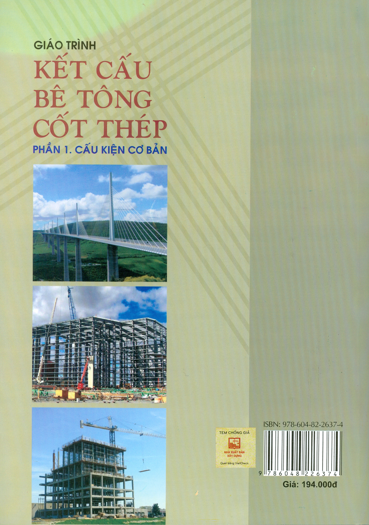 Giáo Trình Kết Cấu Bê Tông Cốt Thép - Phần 1 : Cấu Kiện Cơ Bản