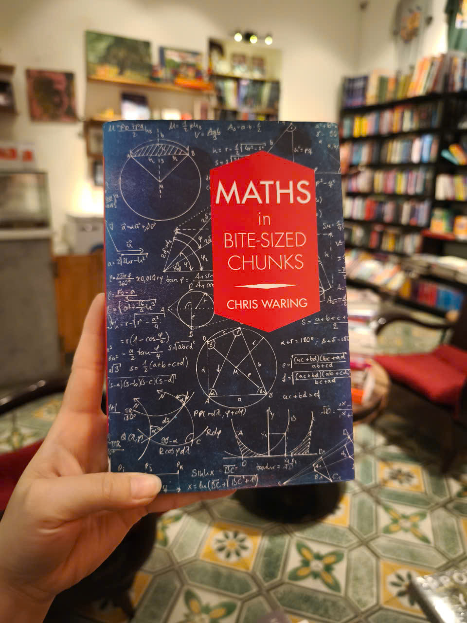 Sách - Maths In Bite-Sized Chunks by Chris Waring - Khoa học toán học tiếng Anh - English Book/ Maths - Science