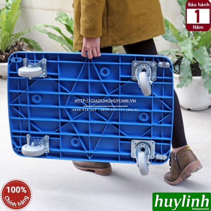 Xe đẩy hàng sàn nhựa Advindeq PT-150 - Tải trọng 150kg - Hàng chính hãng