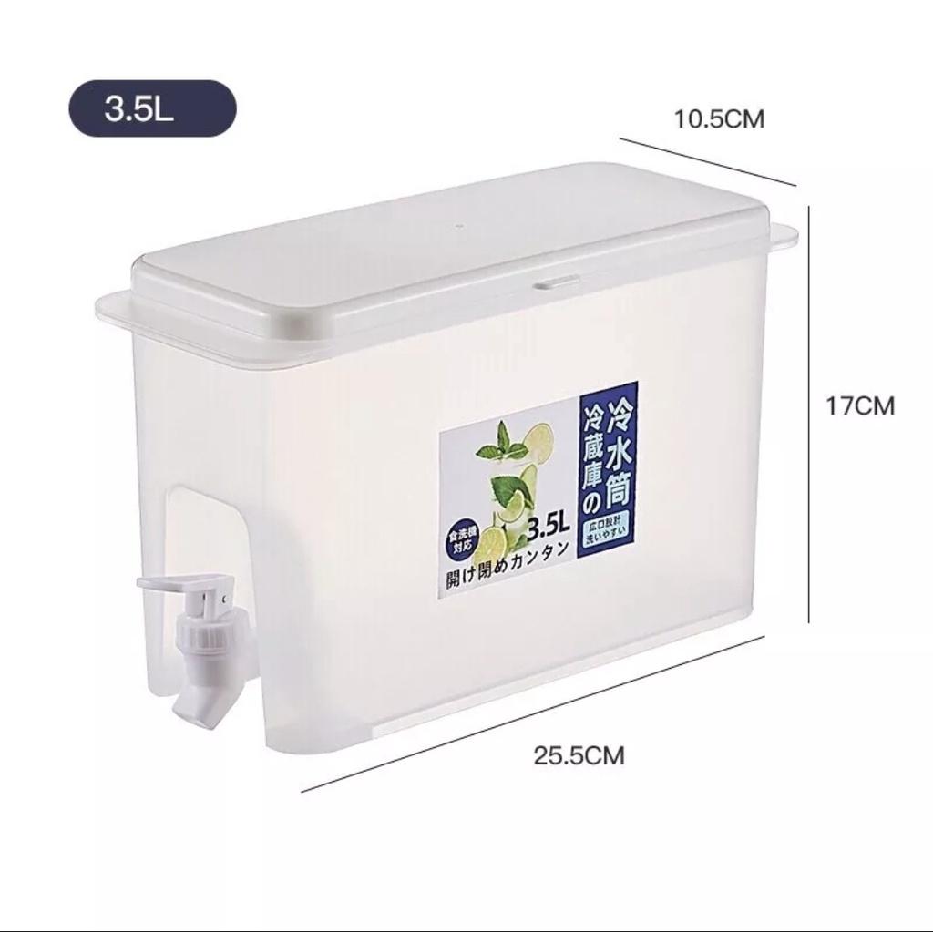 Bình Nước 3.5L Có Vòi Để Tủ Lạnh Tiện Dụng Nhựa Việt Nhật An Toàn Vệ Sinh